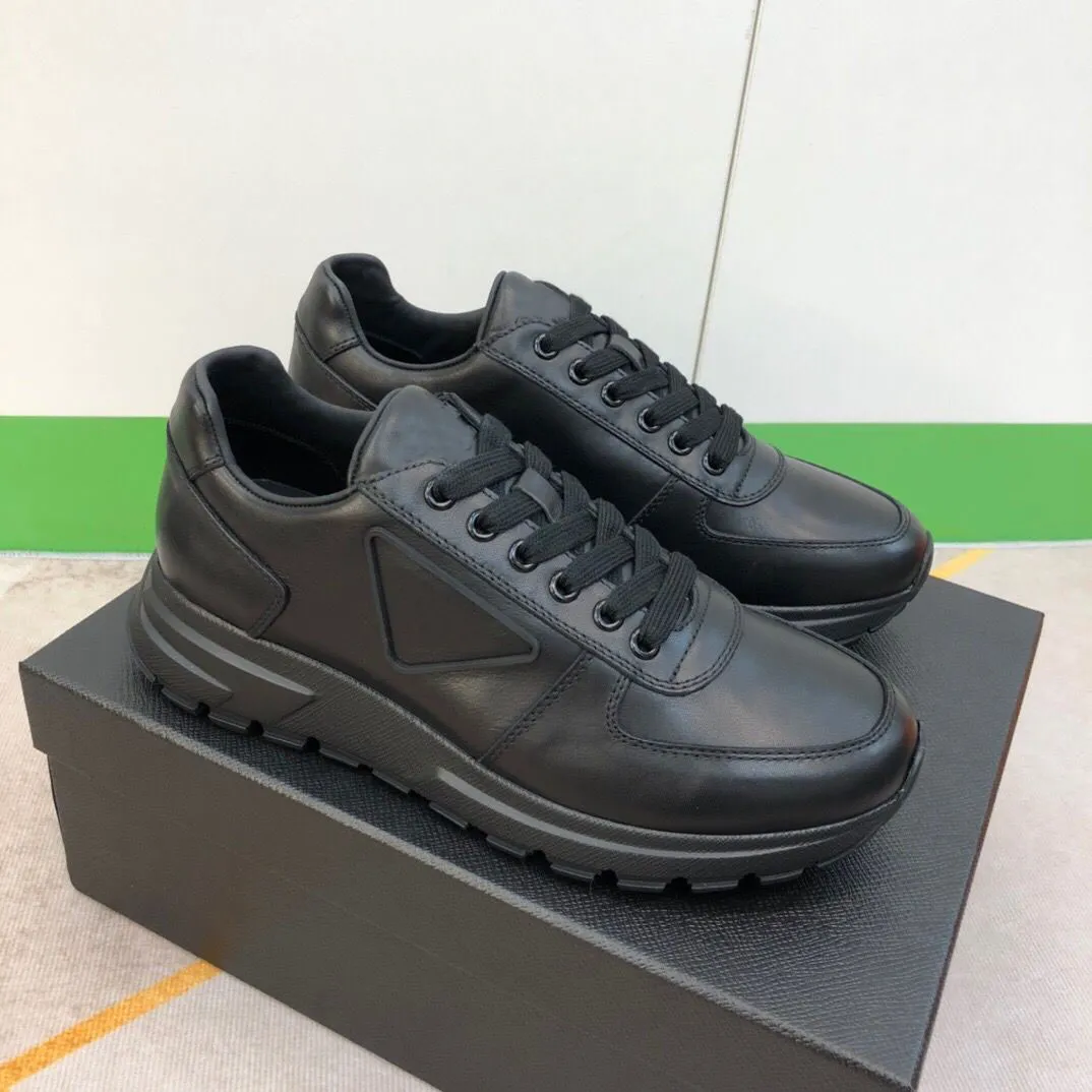 Mens navy top prada trainers