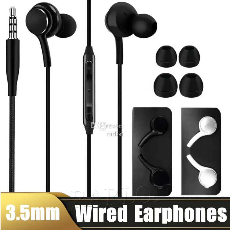 Universal 3.5mm Jack Cell Phone Earphones In Ear With Mic Earphones Wired Headphone Earbuds For Galaxy S8 S10 S9 Factory Price