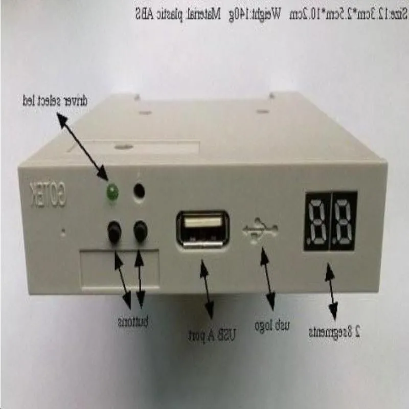 Logiciel d'équipement industriel de livraison gratuite 35 "SFR1M44-FU Lecteur de disquette USB SSD Émulateur GOTEK pour machine à broder Kssdj