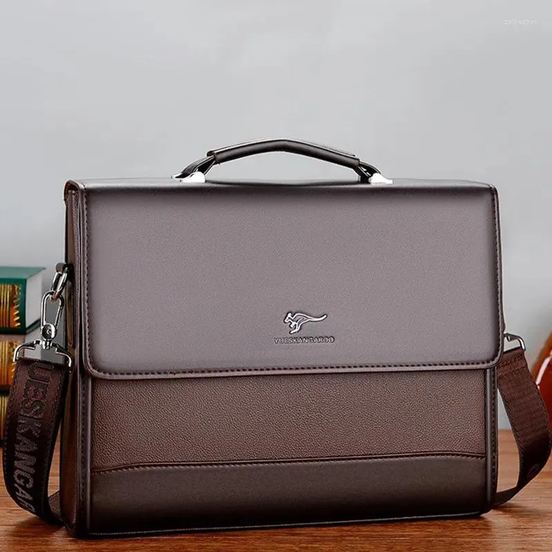 Briefcases Man Bag Men Leather Suitcase Brand Copy Laptop Bags For Men's Notebook Folder Luxury Briefcase Womens Handbag Documents