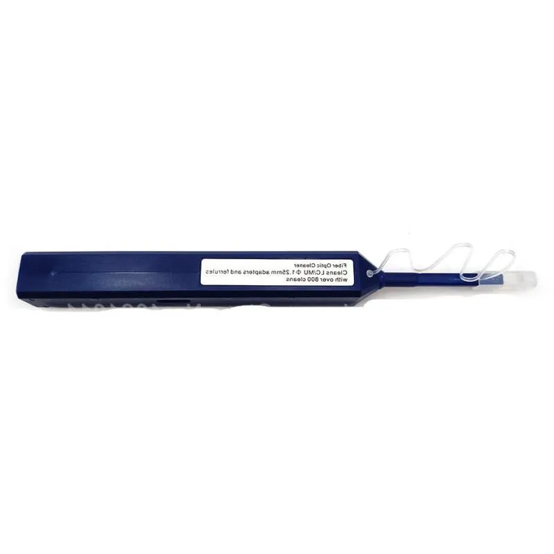 Freeshipping One Action Lc Mu Fiber Optic Pen Cleaner مع أكثر من 800 مرة استخدام لتنظيف موصل LC/MU 125 مم