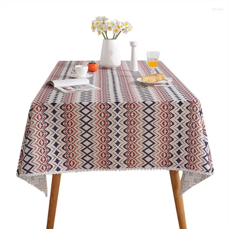 Masa bezi Ly Gel, bohem tarzı baskı dalgası tarafı dekoratif piknik 2023