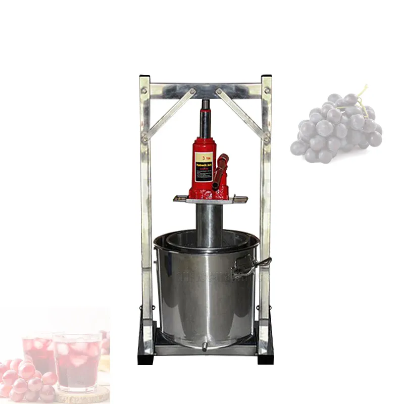 Fruit Juice Pressing Equipment Grape Wine Hydraulic Cold Press Juicer Extractor Machine Commercial