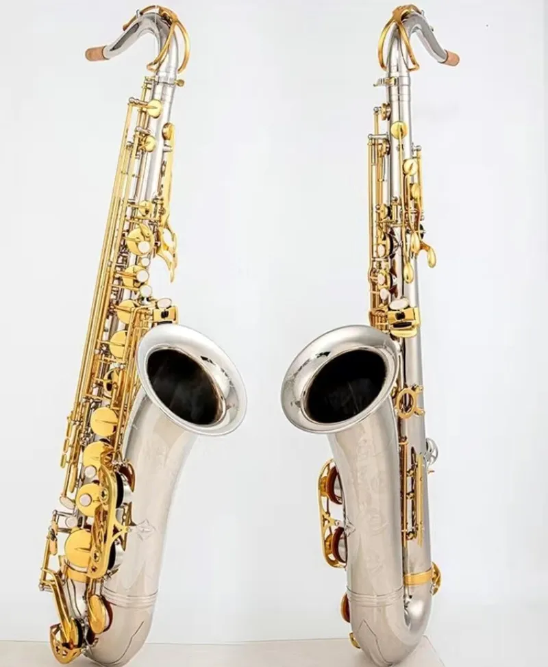 T-992 Giappone YANAGIS Sassofono tenore Strumenti musicali professionali Tono Bb Nichel Argento Tubo placcato Chiave dorata Sax con custodia Bocchino