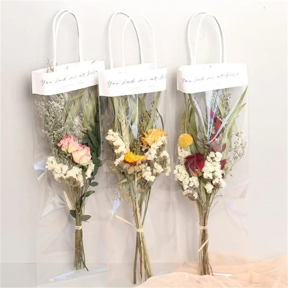 Decorative Flowers & Wreaths Forget Me Not Rose Daisy Sunflower Eucalyptus Naturally Dried Flower Decorate Bouquet For Mom Girl Bi311E