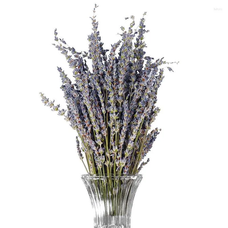 Decorative Flowers AUGKUN 1set Natural Lavender Bouquet Immortal Fresh Dried DIY Home Office Banquet Wedding Decoration