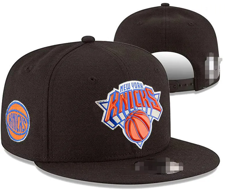 New York'Knicks''Ball Caps 2023-24 unisex moda bawełniana czapka baseballowa kapelusz snapback hurt haft haftowy wiosna letnia czapka hurtowa a3