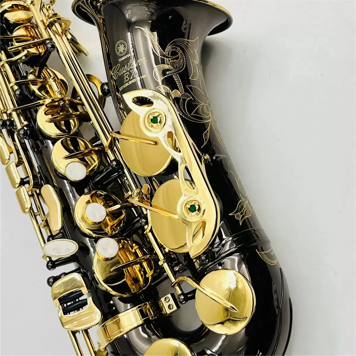 Real Pictures YAS 875EX Alto Saxophone Eb Tuner Black Nickel Plated