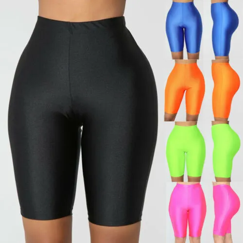 Shorts pour femmes femmes Sexy taille haute Shorts de sport été décontracté maigre Fitness solide moulante cyclisme bas minces 230412