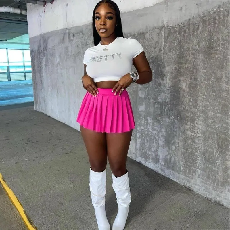 Mini skirt top with ruffle