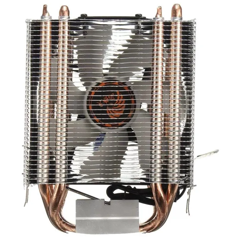 Novo 4 heatpipe cpu cooler dissipador de calor para intel lga 1150 1151 1155 775 1156 para amd vdksx