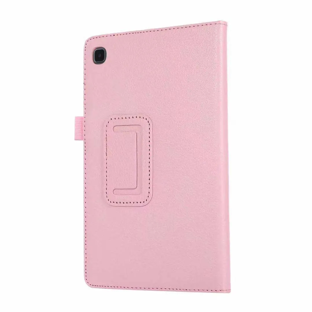Läderfodral för Samsung Tab S8 A8 A A7 S7 10.0 10.4 S5E S6 S4 10.5 -tum T510 T870 CASE STAND LYCHEE COVER CAPA MAGNETISK SMART