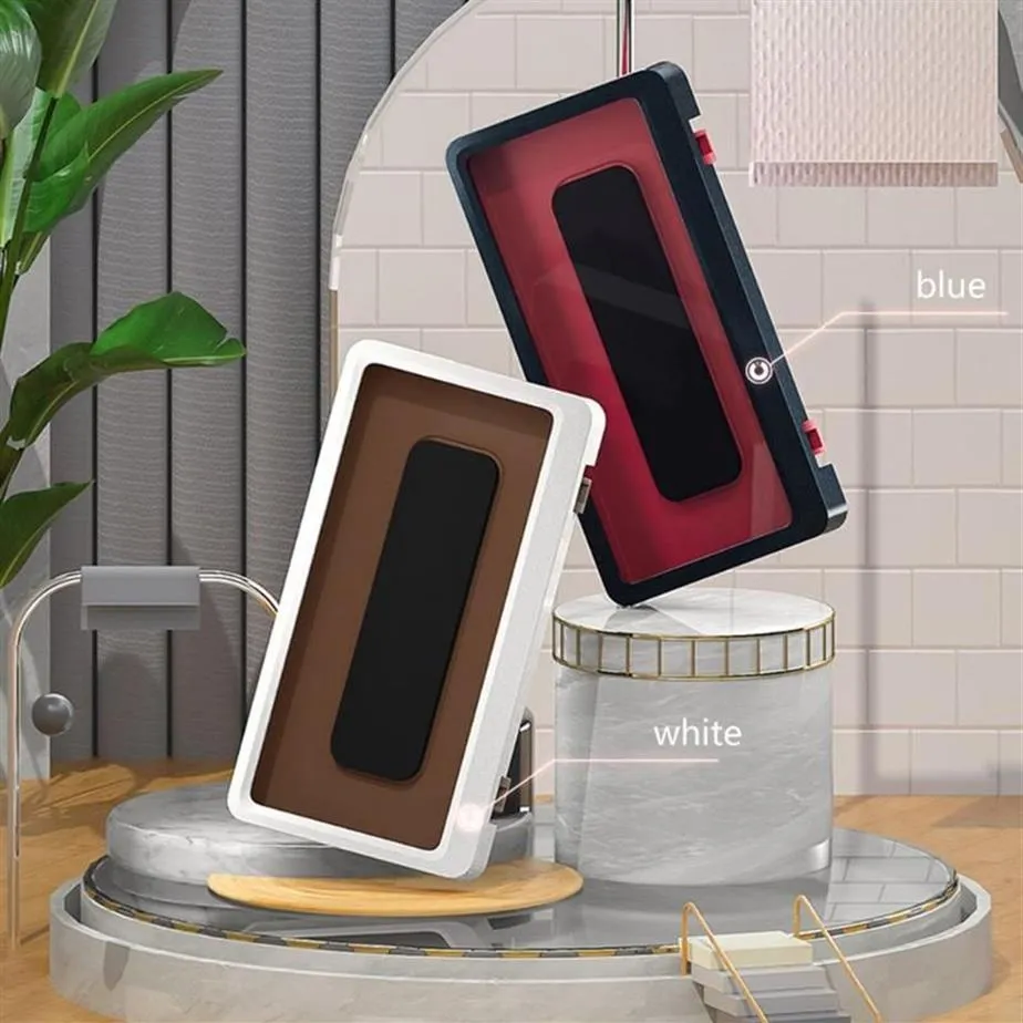 Opbergdozen Bins badkamer waterdichte telefoon duurzame kastgeneratie punch-muur gemonteerd touchscreen mobiele houder223e