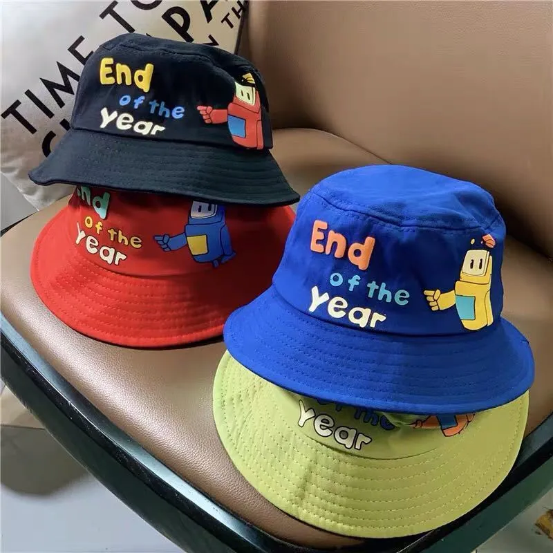 Korean Style Kids Fishing Cap Cute And Funny Bucket Hat Infant For