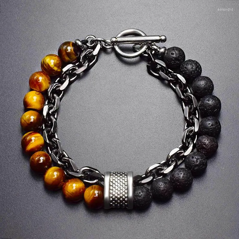 Strand Natural Labradorite Bracelet Set Clear Energy Real Hematite Men Polished Stone Bead Women
