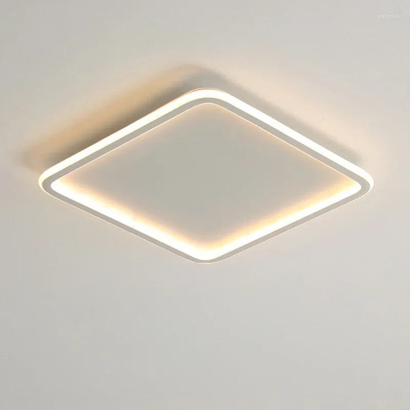 Plafoniere Pannello quadrato ultra sottile Modrn Soggiorno Camera da letto Balcone Lampada a soppalco Lampada Lampade a LED