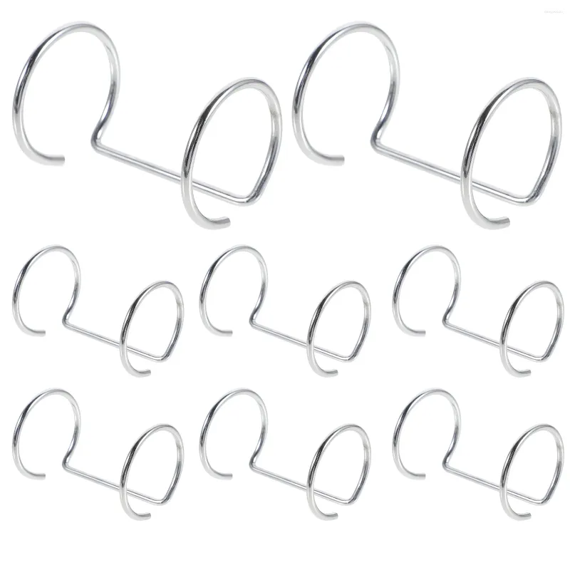 Conjuntos de louça 10 pcs Preço Display Sinal Binder Metal Sinais Acrílico Stand Binding Ring Clip Paper