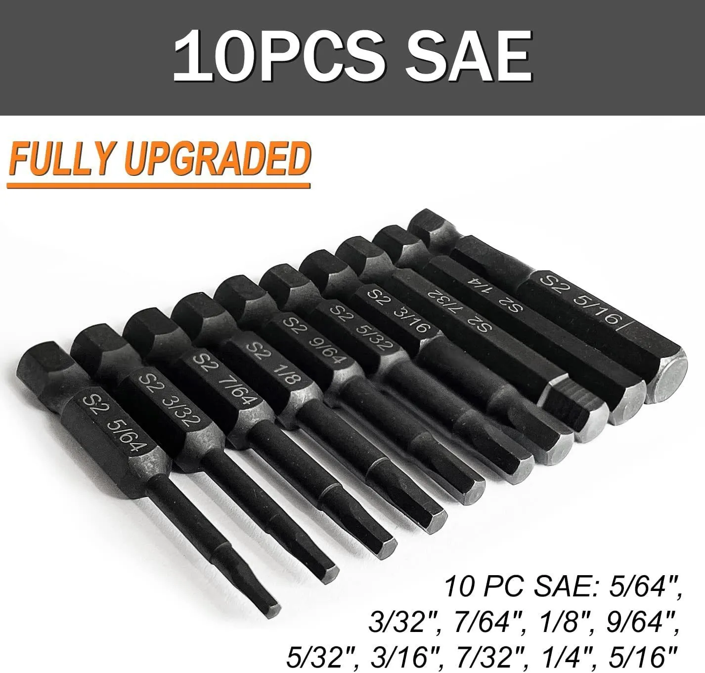 Screwdriver Bits Types Binoax SAE Metric Hex Head Allen Wrench Drill Bit Set 1 4 Diameter Quick Release Shank Magnetic Screwdriver 230412 From Cong09 6.31 DHgate.Com