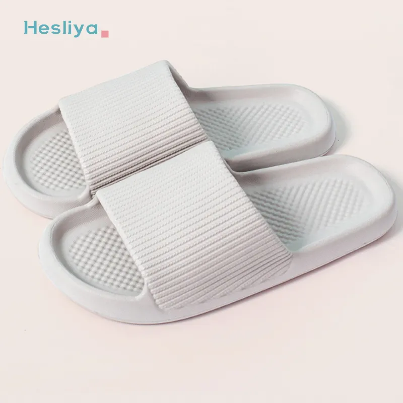 GAI Hausschuhe Sommer Plateauschuhe für Frauen EVA Strand Sandalen Rutschen Softsoled Indoor Männer Stumm Rutschfeste Haushalt Flip Flops 230412