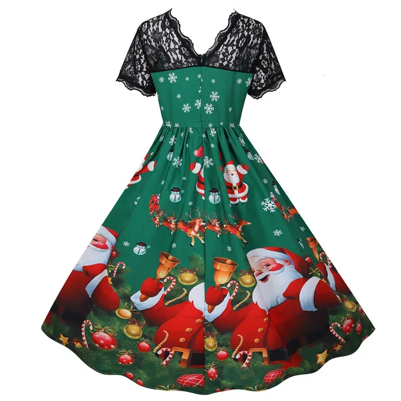 white christmas dresses Christmas Elf Girls' Sleeveless Sundress Seam Thread Color Automatically Matched to Design / S