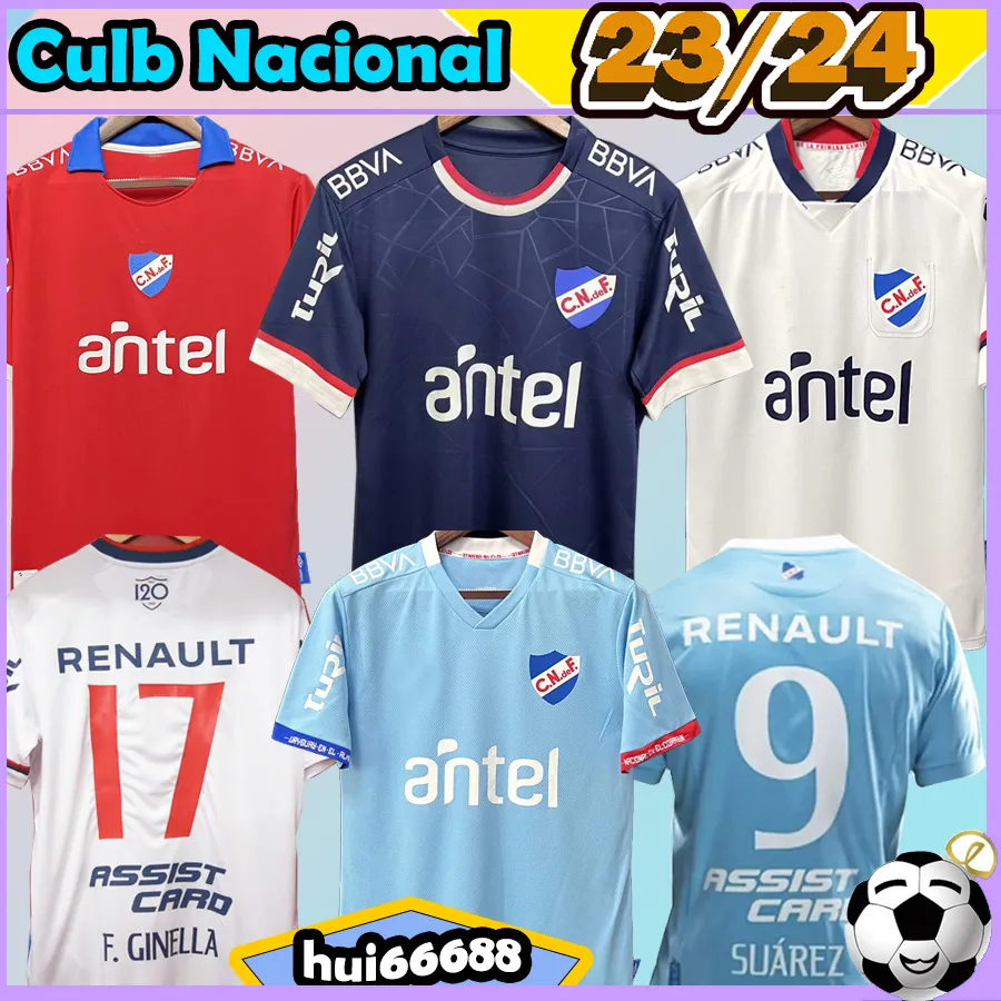 23/24 Maillots de football Uruguay Nacional 2023 2024 troisième SUAREZ # 9 F.GINELLA # 17 Santacruz GIGLIOTTI J.I.RAMIREZ B.OCAMPO F. FAGUNDEZ hui66688 troisième maillot de football à domicile