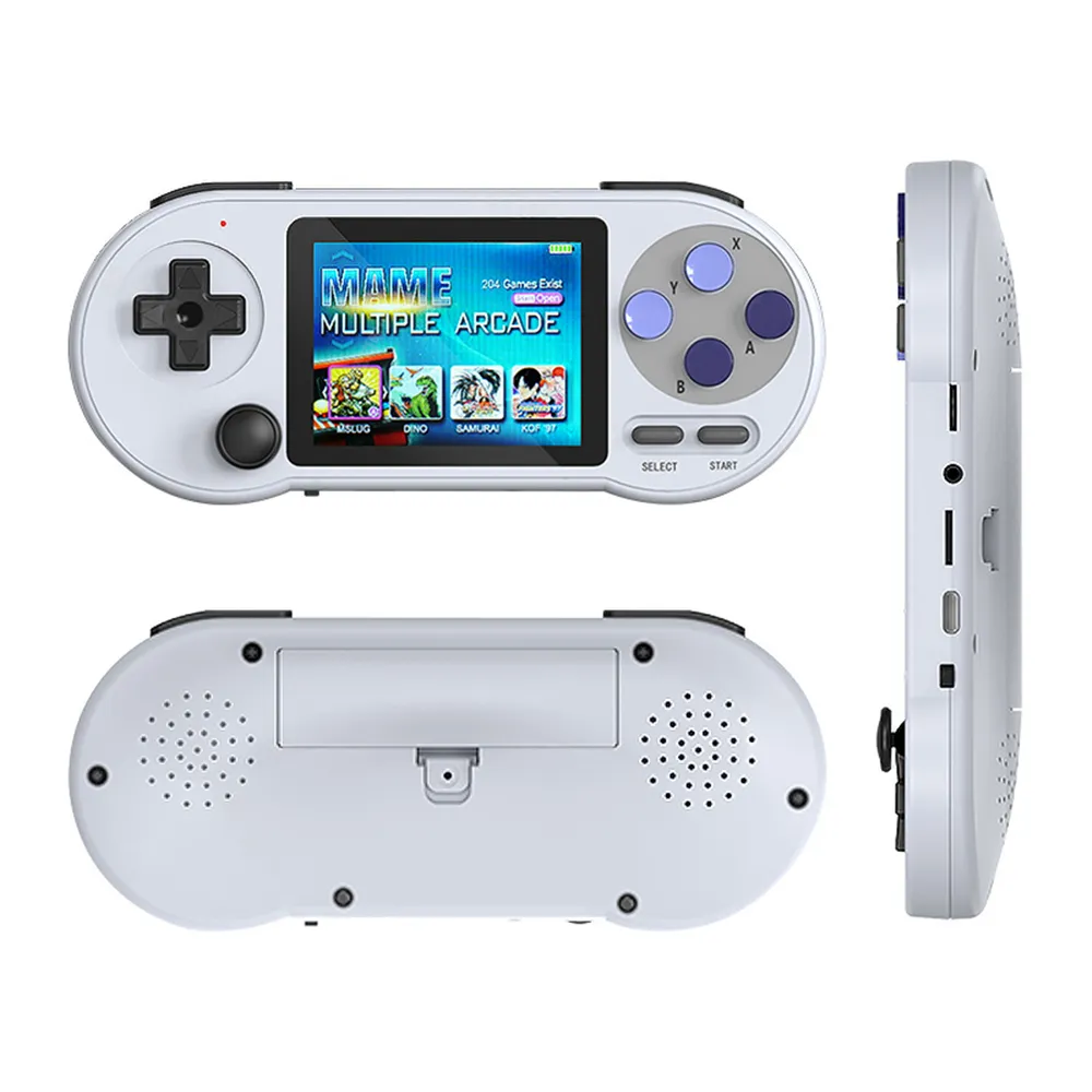 SF2000 Handheld Game Station Konsole Tragbare Spiele Spieler 3 Zoll IPS Bildschirm Multiplayer Gaming SF900 Wireless Gamepad für MD GB FC SFC MAME GBA GBC Arcade Kindergeschenke