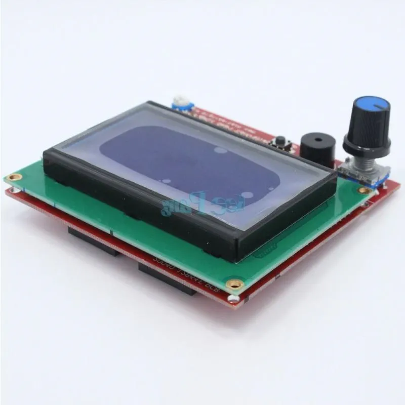 Freeshipping 5pcs/lot 3D printer smart controller RAMPS14 LCD 12864 LCD control panel Iwckl