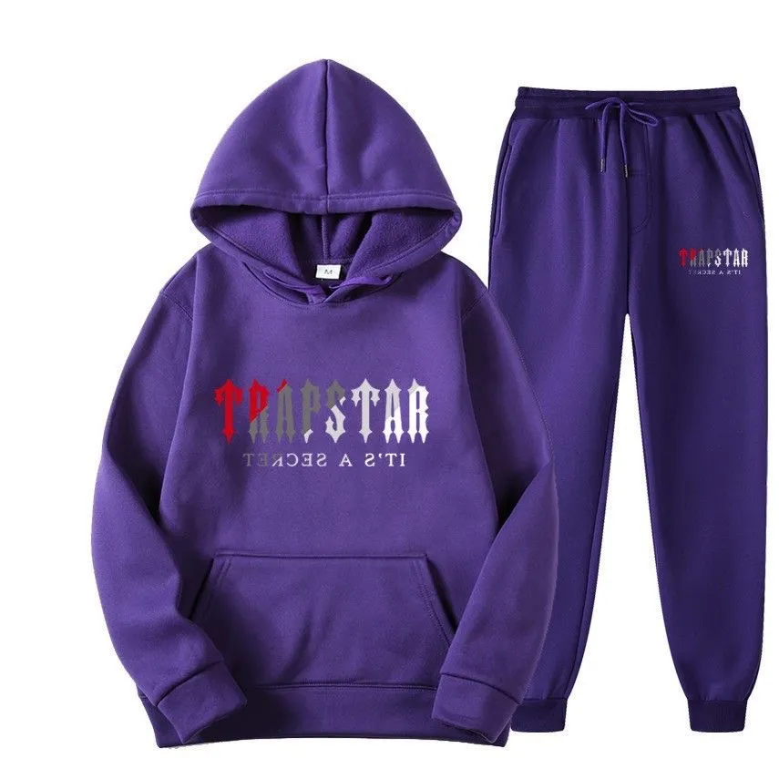 Trapstars hoodies handduk broderi mens hoodie högkvalitativ designer hoodie trapstar spårdräkter sportdräkt jacka jacka