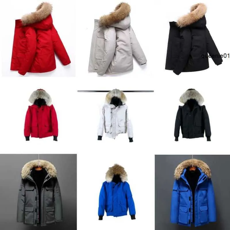 Men's Down Parkas Designer Mens Down Jacket Puffer Coat Parka Hooded Pattern Epauleur Embroidery Fashion Expedition Jackets Goose Couple Extra Thick Winters