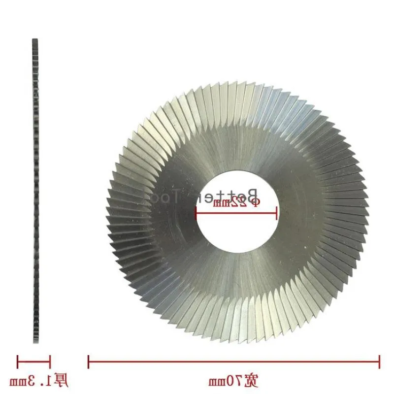 High-Precision Key Cutting Milling Cutter - 0022# Flat Slotter ...