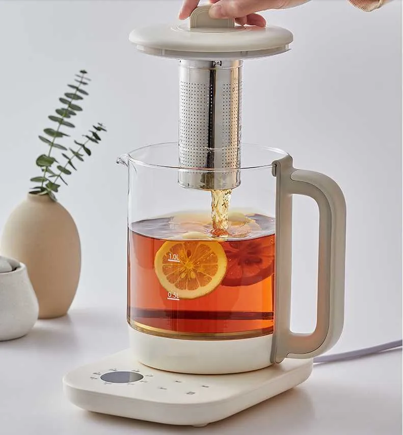 Automatic 1.5L Glass Electric Toyomi Glass Health Pot With Multi Cooker