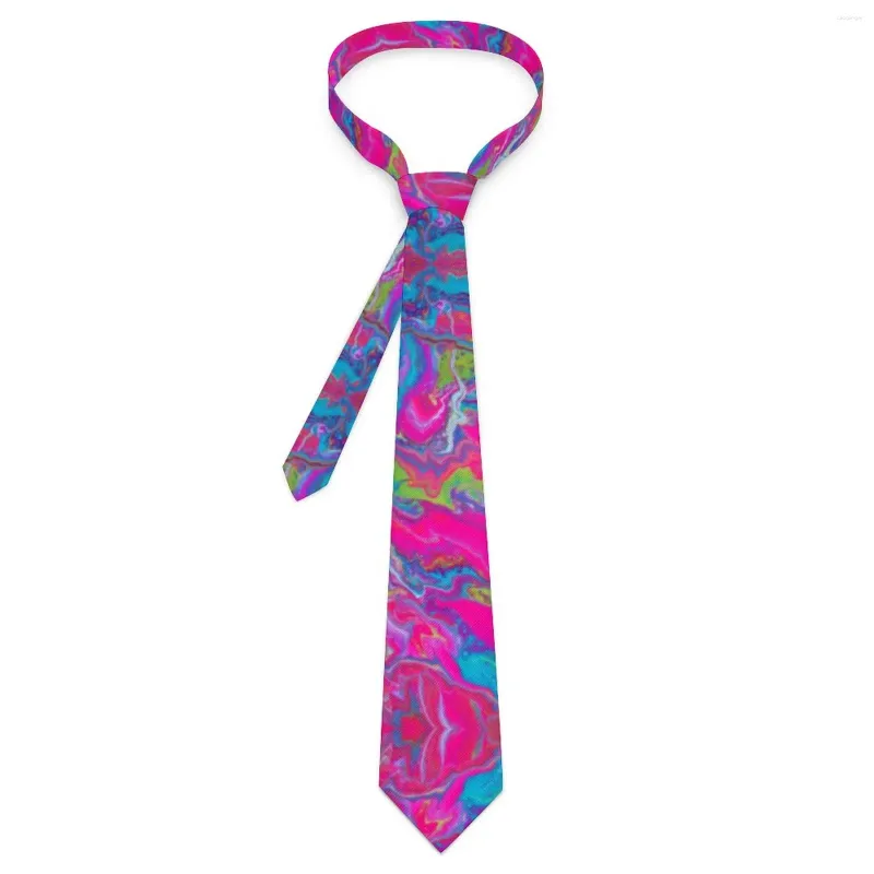 Papillon Cravatta acquerello Moderno collo da sposa rosa e blu Accessori per cravatte eleganti classici per adulti Colletto personalizzato