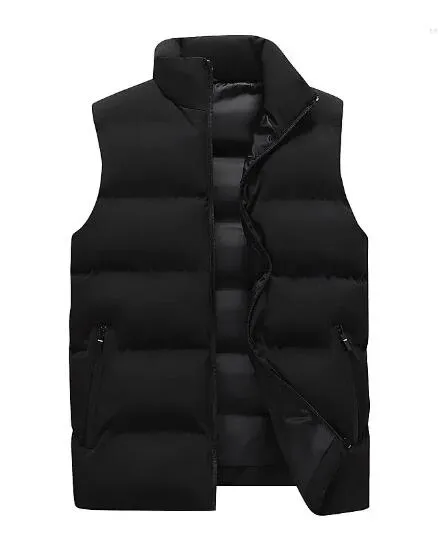 Winter Weste Damen/Herren - Ärmellose Baumwoll Weste Mit Reißverschluss