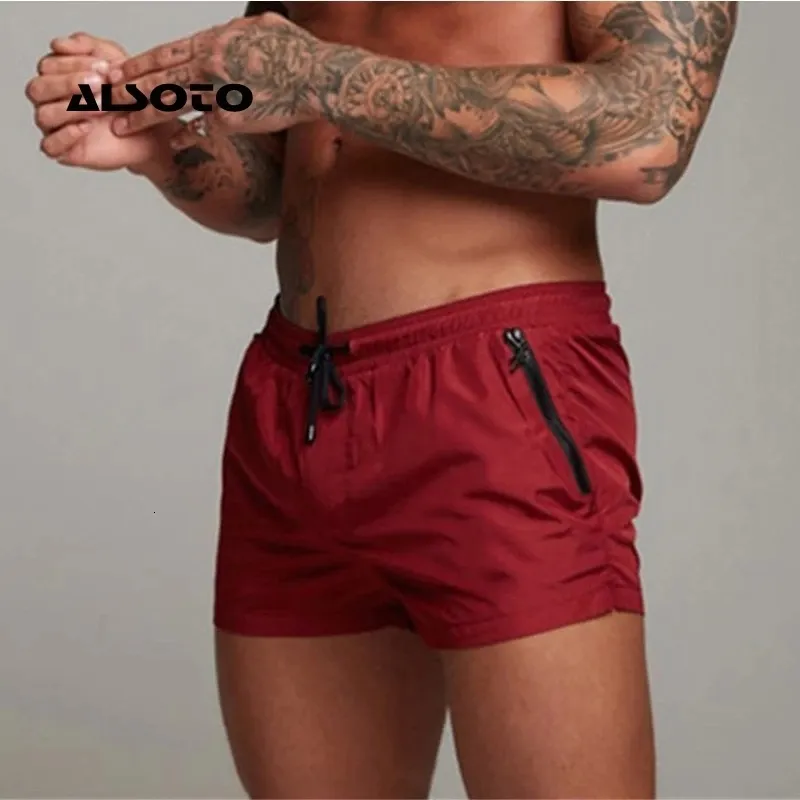 Heren zwemkleding heren zwempak sexy badmode mannen zwemmen shorts heren botsing strand shorts sport pakken surfbord shorts mannen zwemmen trunks 230412