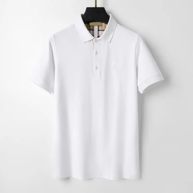 SS SUMP MENSON POLOS T-shirt Summer Casual Luxurys Lettre Medusa Match Pure Coton Sreetbusiness Fashion Black and White Collar Shirts M-3XL