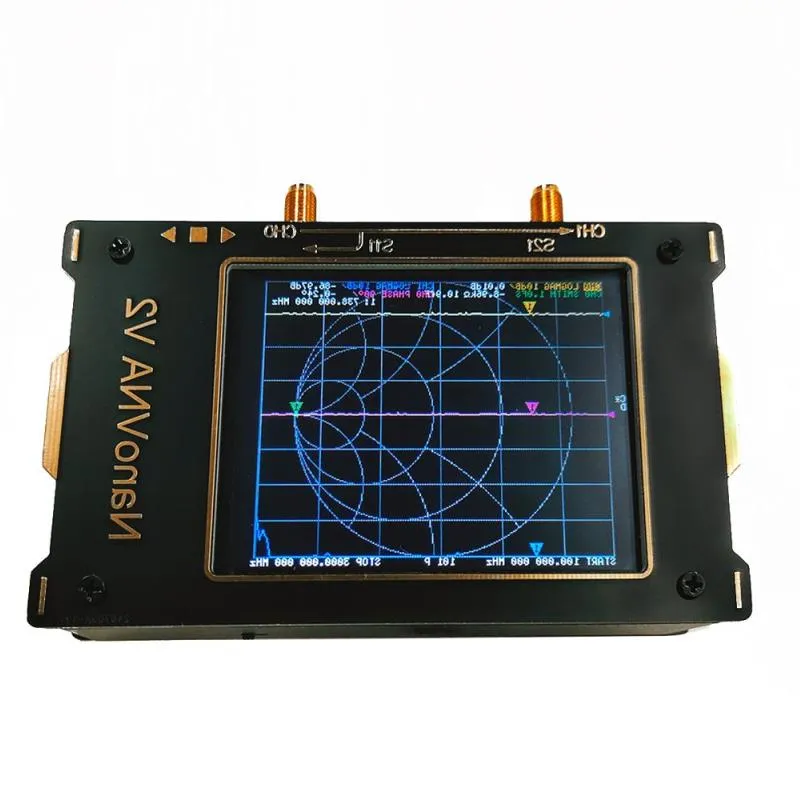 Freeshipping Nanovna-F V2 43 بوصة IPS LCD محلل شبكة ناقلات S-A-A-2 محلل هوائي قصير الموجة HF VHF UHF QFBGU