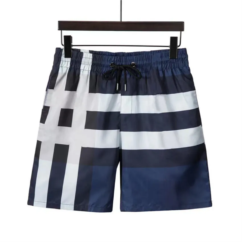 Designer Shorts maschile Stripes a quadri rapidi marca di lusso a più stili Sports Sports Beach Cotone maschile Mo-3xl