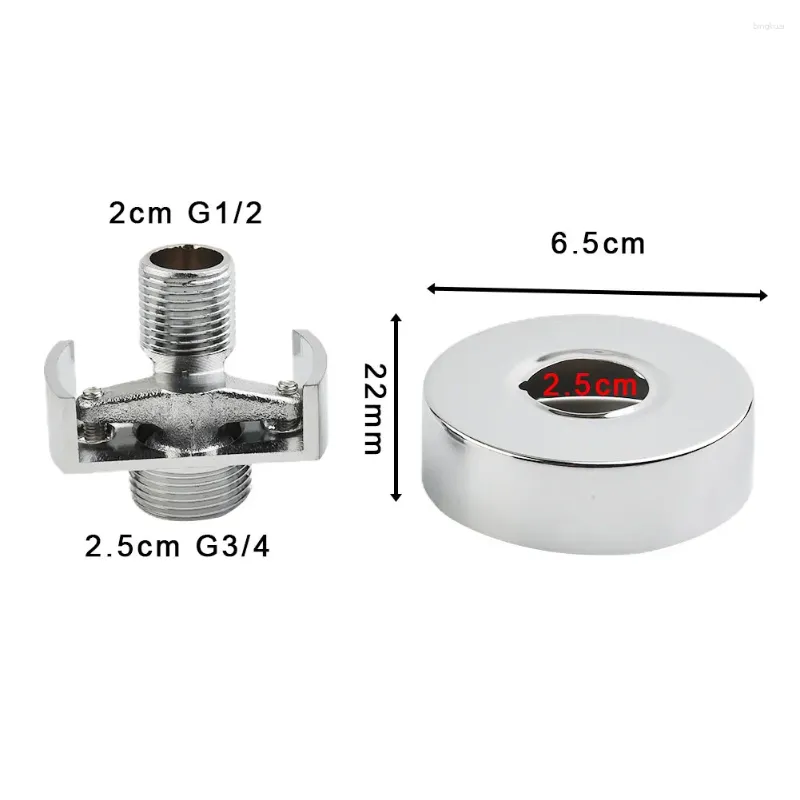 Robinets de cuisine ajustant l'angle du tuyau d'admission pomme de douche en cuivre pied incurvé coudé vis excentrique accessoire de robinet d'angle étendu