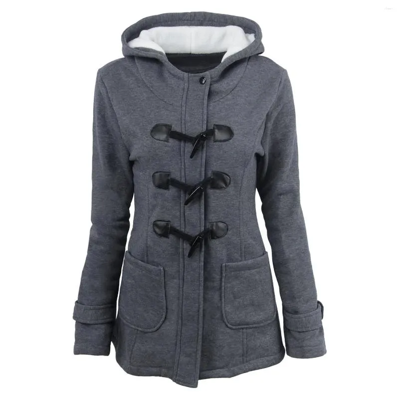 Dames Trenchcoats Casual Jas Dames 2023 Winter Herfst Dames Overjas Vrouwelijke Capuchon Claxon Uitloper Jassen Casaco Feminino