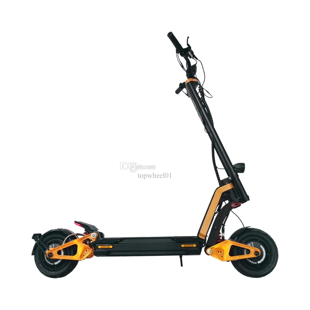 INMOTION RS Scooter Elettrico 4000W 11 Pollici 2880Wh 72V40Ah Sospensione Completa Idraulica Regolabile Potente Skateboard Pieghevole Impermeabile Grande Display