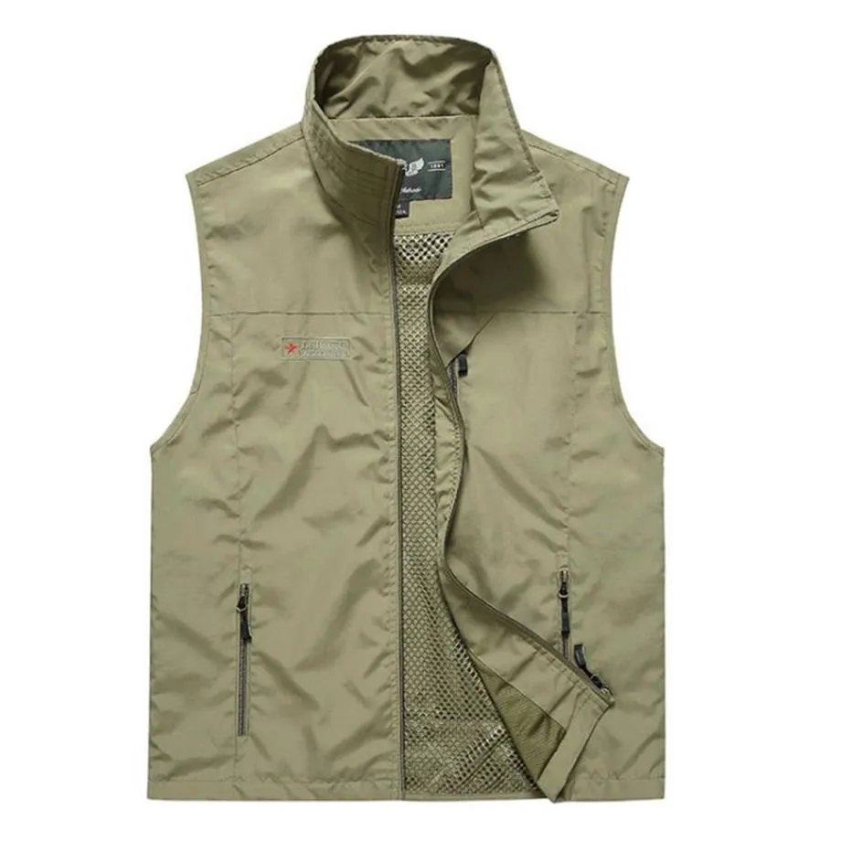 Nouveauté gilet polyvalent printemps été hommes veste sans manches gilet professionnel pographie travail gilet hommes gilets 259H