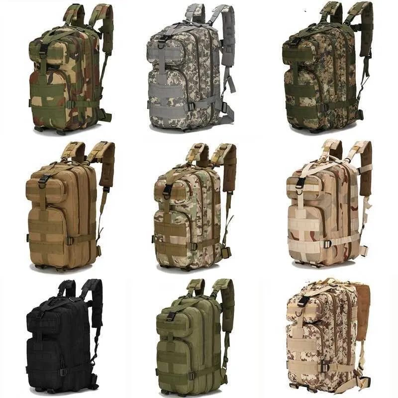 30l/40l Milhas militares ao ar livre mochilas táticas de mochila tática Campo de camping de caminhada de trekking saco de caça de pesca 230412