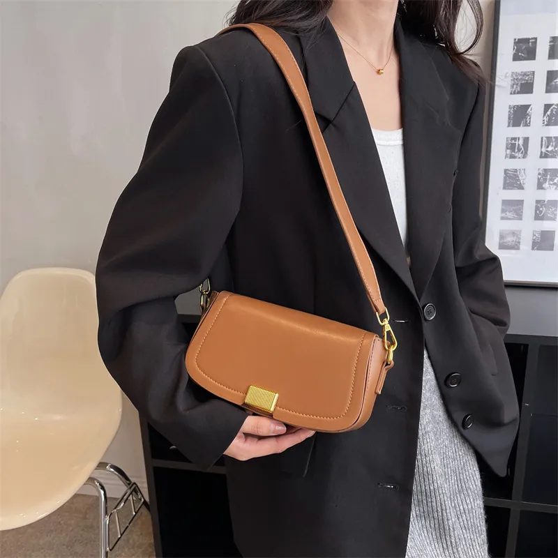 Sac à bandoulière à la mode et minimaliste, sac polyvalent pour femmes, mini sac à main en PU