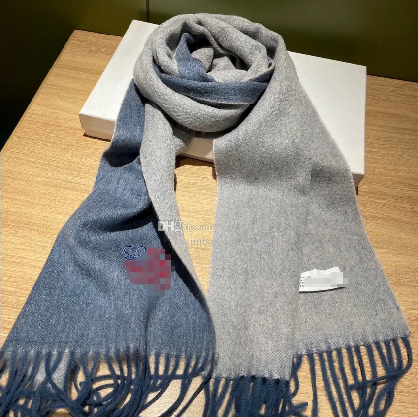 Loe Studio Brand Scarf Designer AAA Logo Cashmere Light Sherk Haffice Hights Christmas Gift Women Cashmere Scarf Size Size 30 * 180cm