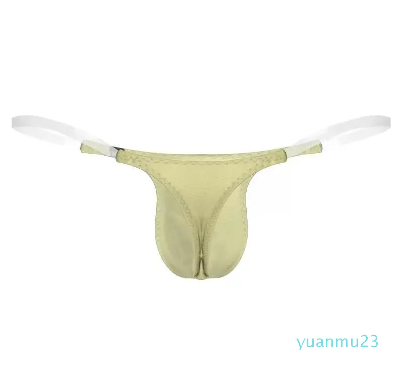 Men's Swimwear Mens Lingerie Bikini Underwear See Through G-Strings Thongs 11 Panties Low Waist T-back Male Underpants
