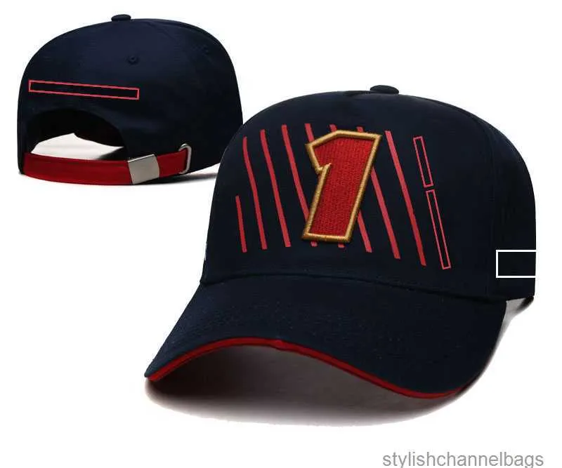 2023 Fashion F1 Racing Cap Formula 1 Team Berretto da baseball Brand New Full Ricamato Sun Hat Fashion 412-3