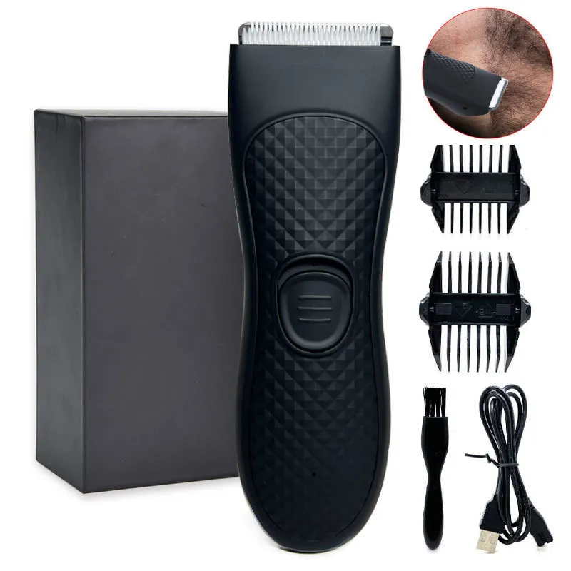 Epilator Professional Trimmer for Intimate Areas Groin Chest Balls Bikini and Pubic Hair Removal Sensitive Area Trimmer Men's Grooming 230411