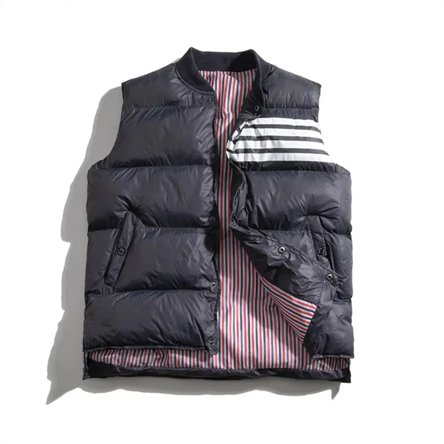 Vest Puffer Vest Mens Women Puffer Jacket Luxury Brand 90% Duck Down Fyll Bästa version Vindtät vattentät februst grossist