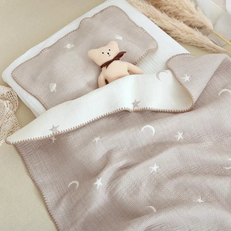 Couvertures automne hiver bébé couverture multifonctionnelle enfant en bas âge doux peau amicale maternelle coton draps literie pour enfants