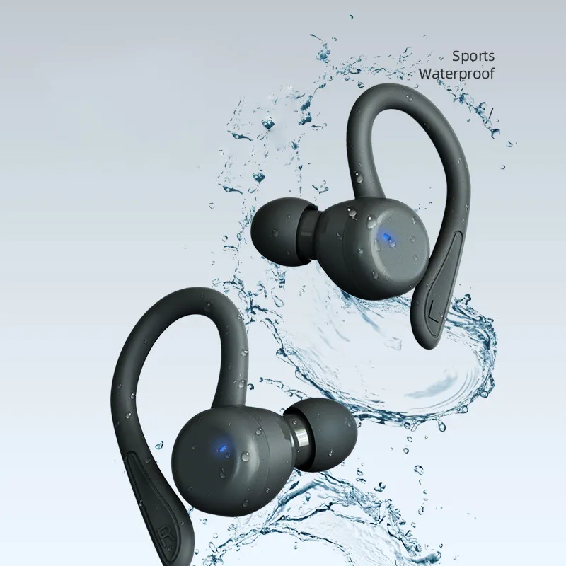 NOWOŚĆ MS-T40 TWS EARDPONE Sport Wodoodporne działanie prawdziwych bezprzewodowych słuchawek słuchawki Bluetooth Earhook